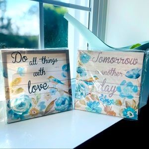 Motivational Quotes Canvas Frame Set